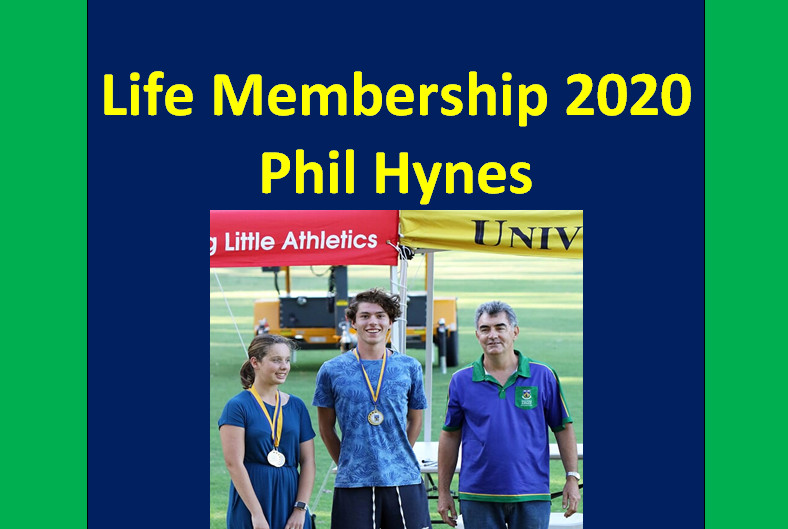 Life Membership awarded to Phil Hynes