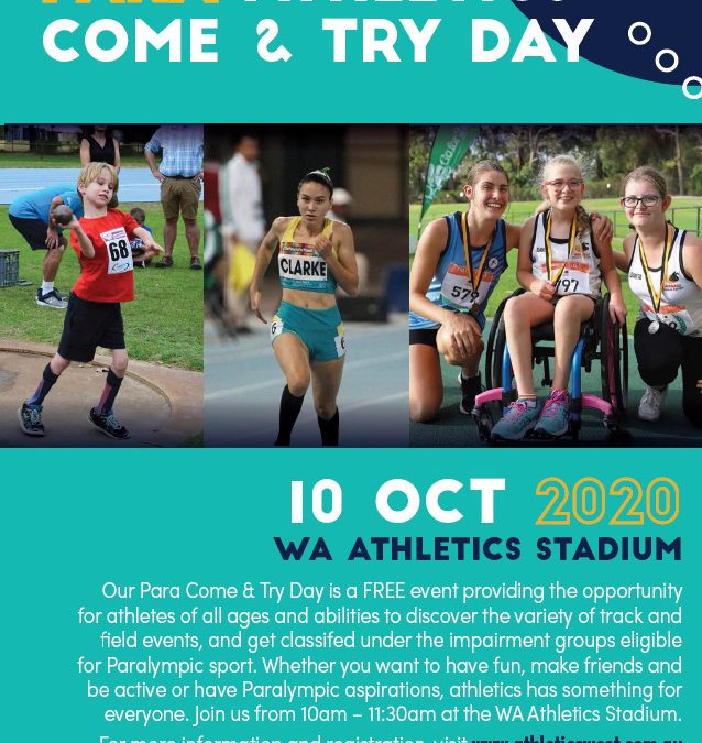 Para Athletics Come and Try Day